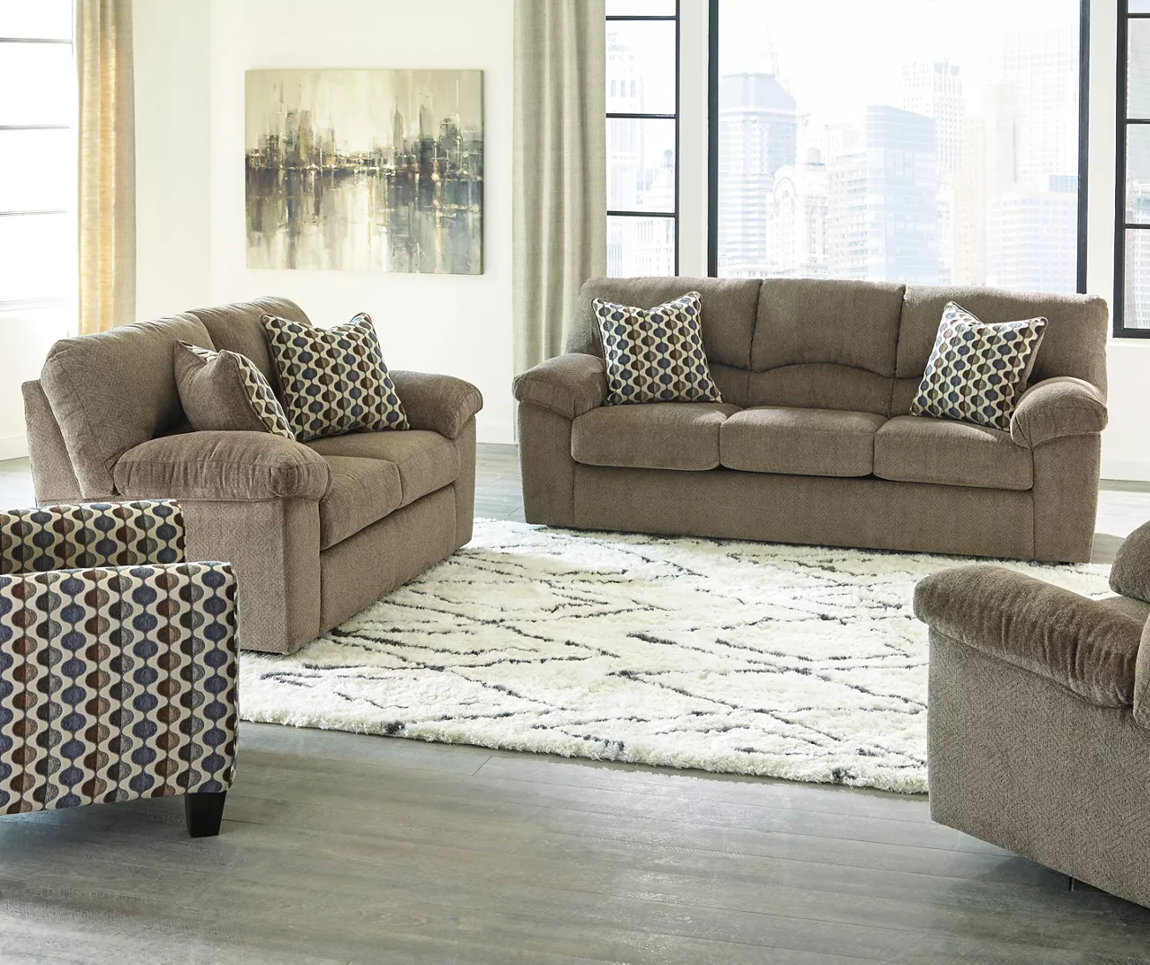 Pindall Brown Sofa - Image 2