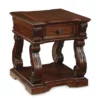 Alymere Rustic Brown End Table