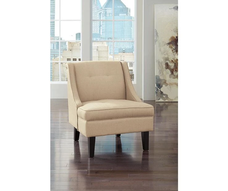 Clarinda Cream Accent Chair - Image 3