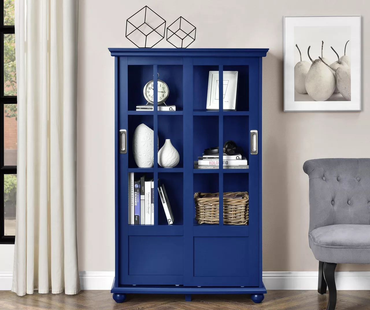 Ameriwood Glass Door 4-Shelf Bookcases - Image 8