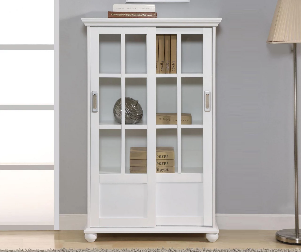 Ameriwood Glass Door 4-Shelf Bookcases - Image 6