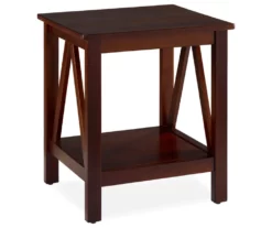 Rockford Antique Tobacco End Table