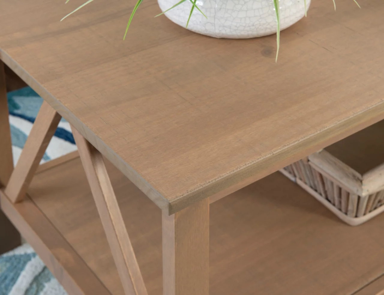 Rockford Rustic Gray Coffee Table - Image 4