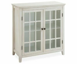 Preston White Vintage 2-Door Cabinet