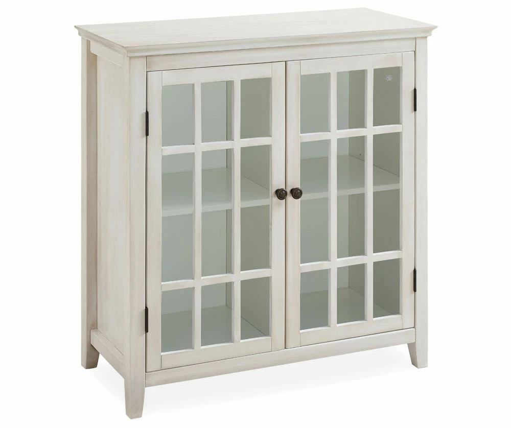Preston White Vintage 2-Door Cabinet