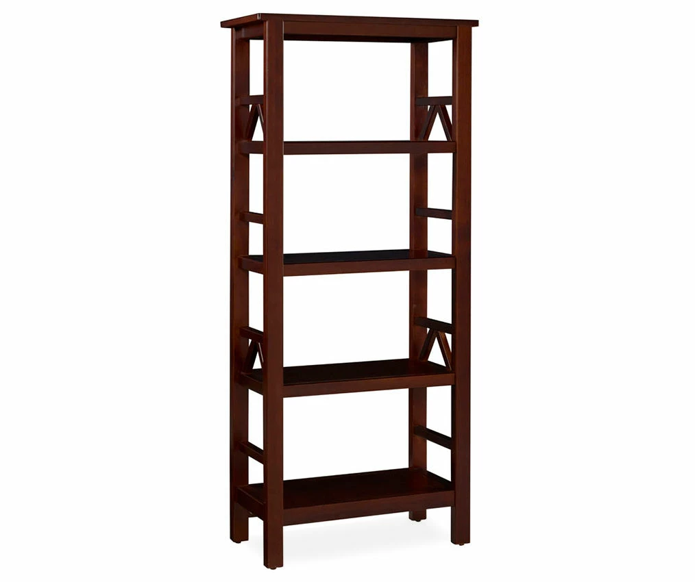 Rockford Antique Tobacco 4-Shelf Bookcase