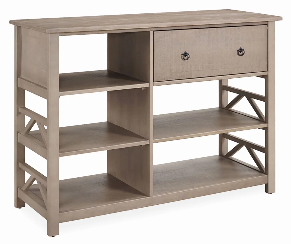 Rockford Rustic Gray 5-Shelf TV & Media Center
