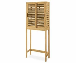 Pierce Bamboo 2-Door Over-The-Toilet Space Saver