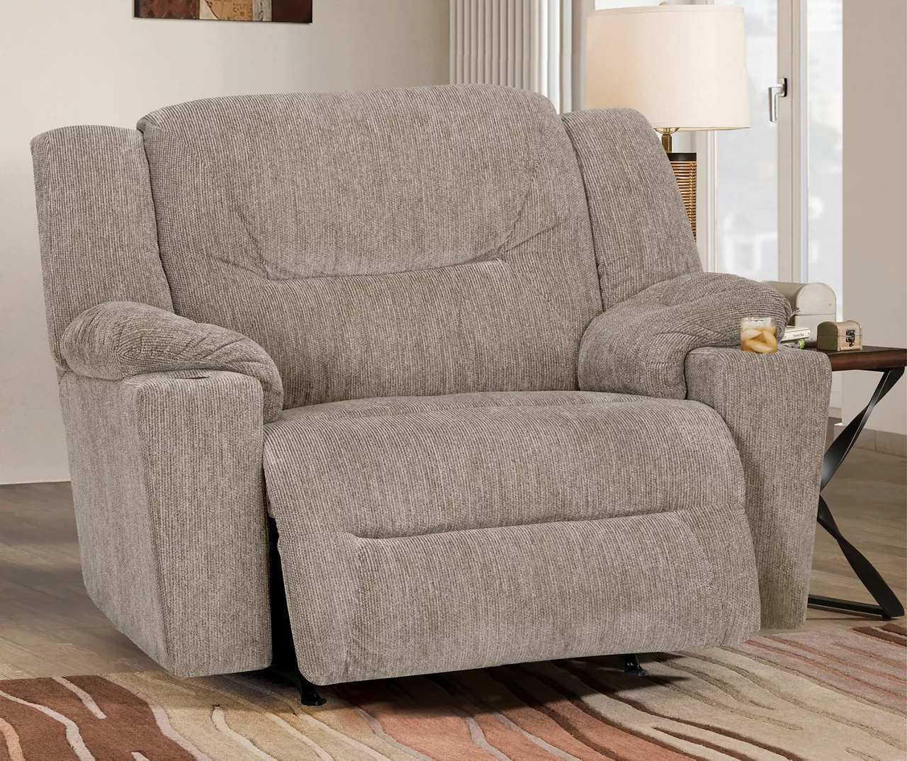 Franklin Parker Beige Recliner - Image 2