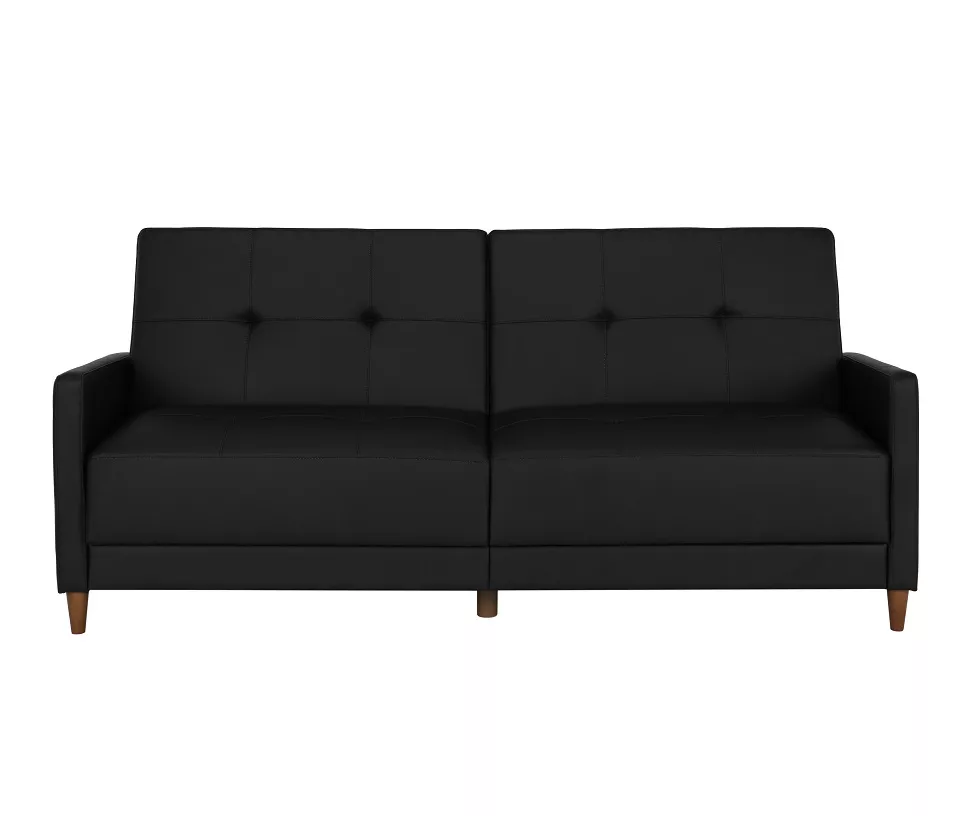 Ameriwood Avianna Faux Leather Coil Futon - Image 6
