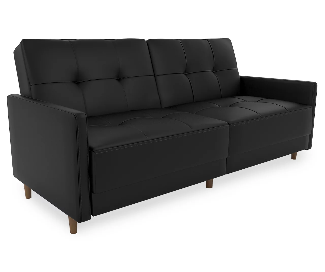 Ameriwood Avianna Faux Leather Coil Futon - Image 10