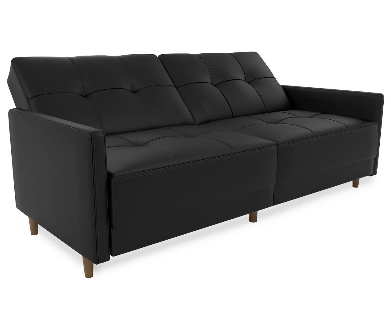 Ameriwood Avianna Faux Leather Coil Futon - Image 14