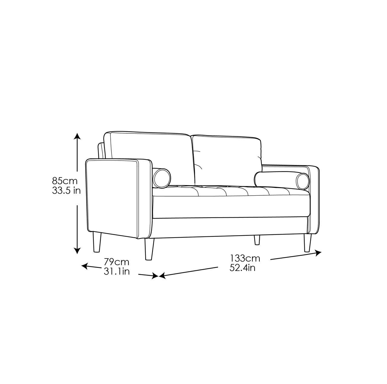 Lillith Loveseat - Image 8