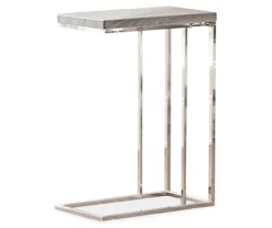 Lucia Gray-Brown Chairside End Table
