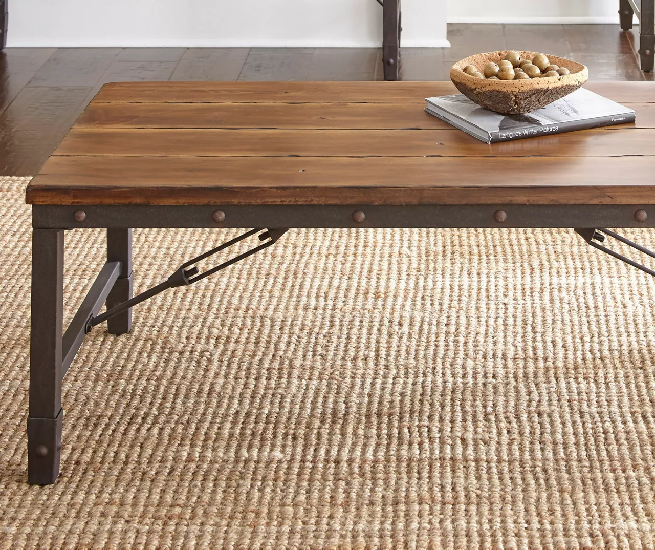 Ashford Wood & Metal Coffee Table - Image 3