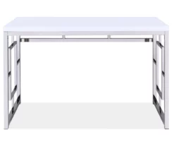 Alize Chrome Geometric Desk