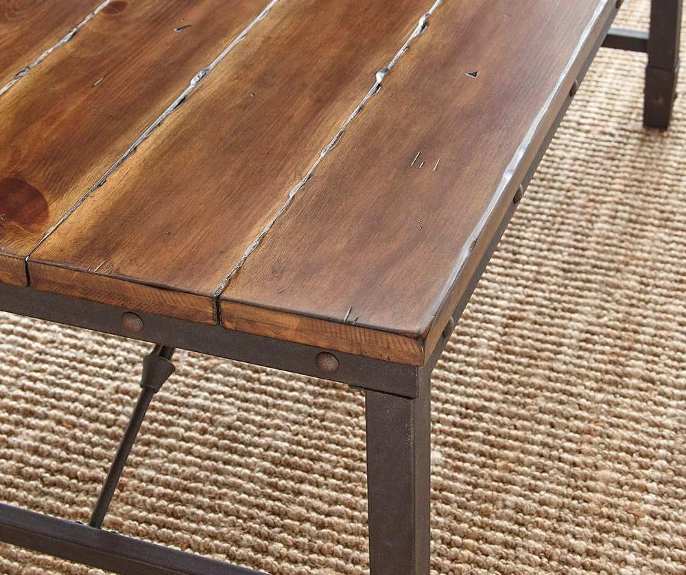 Ashford Wood & Metal Chairside End Table - Image 3