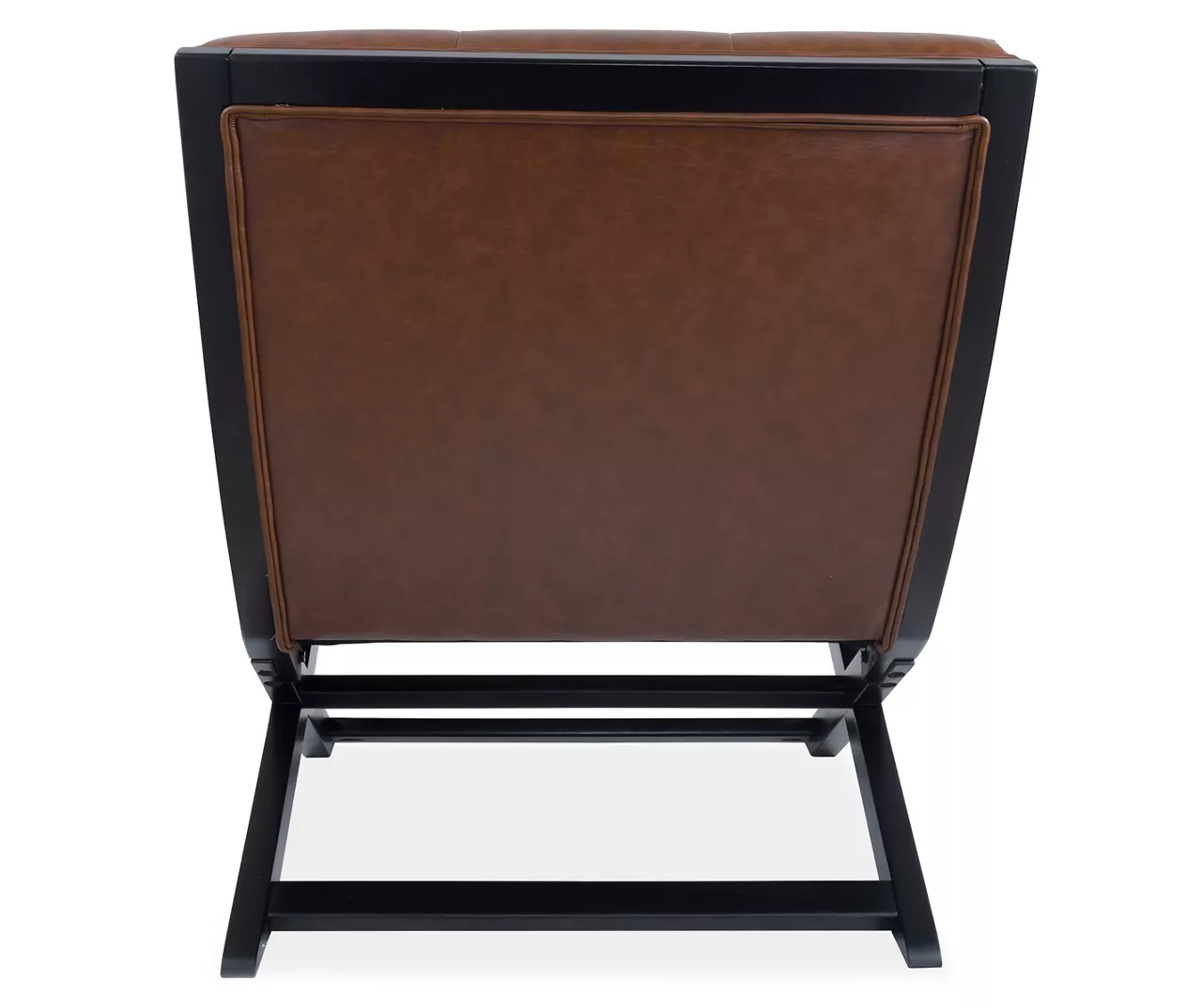 Sidewinder Brown Faux Leather Accent Chair - Image 5