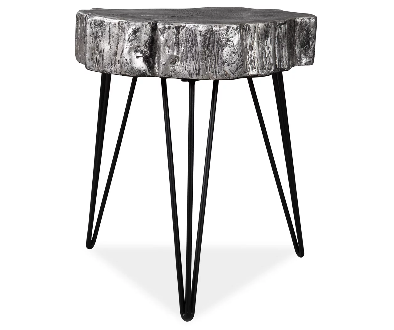 Dellman Silver Accent Table