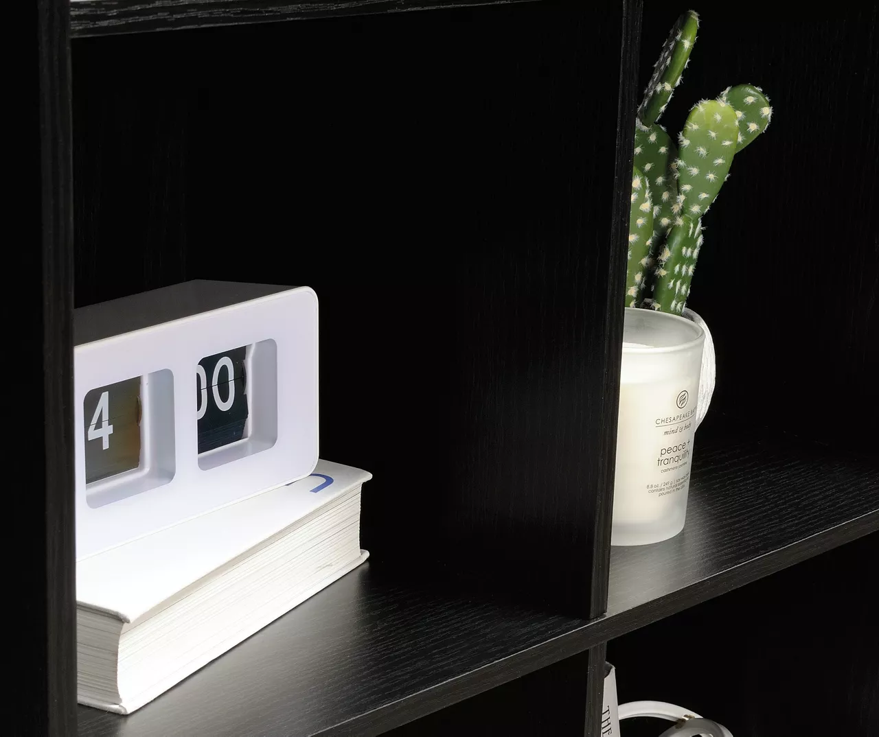 Black Oak 6-Cube Storage Organizer - Image 4