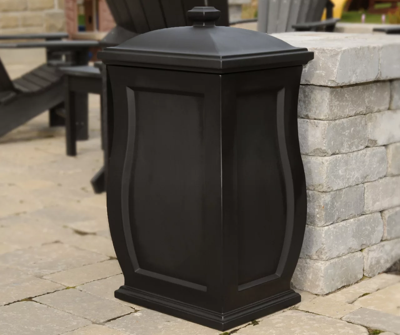 Mansfield Black Storage Bin - Image 2