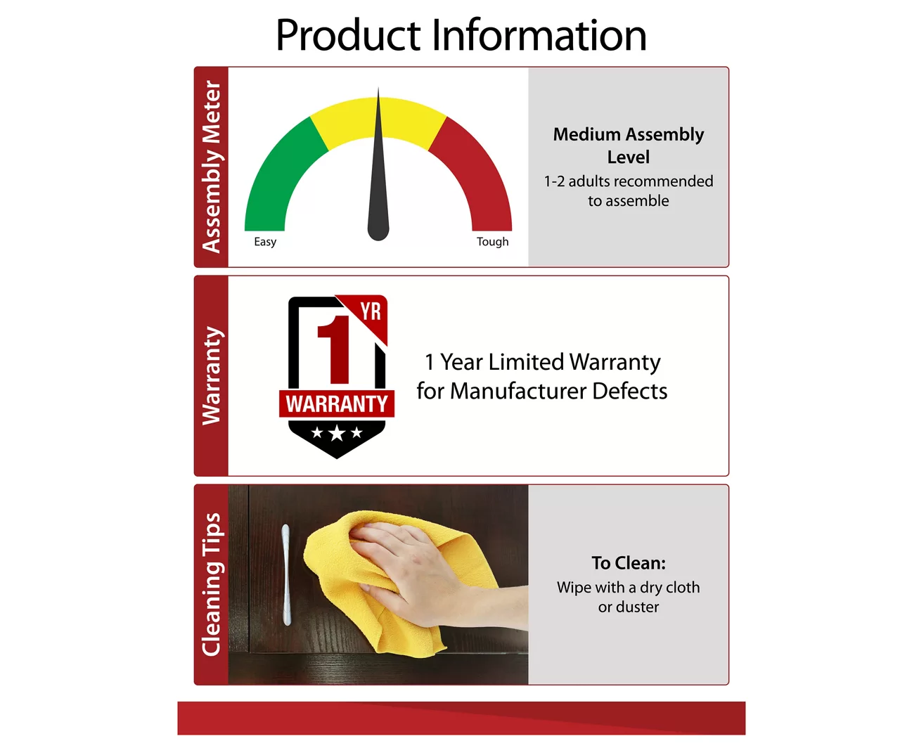 Ameriwood 47" Grandcastle Electric Fireplace Console - Image 12