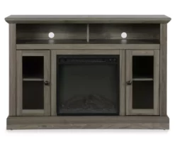 47" Grandcastle Rustic Gray Electric Fireplace Console