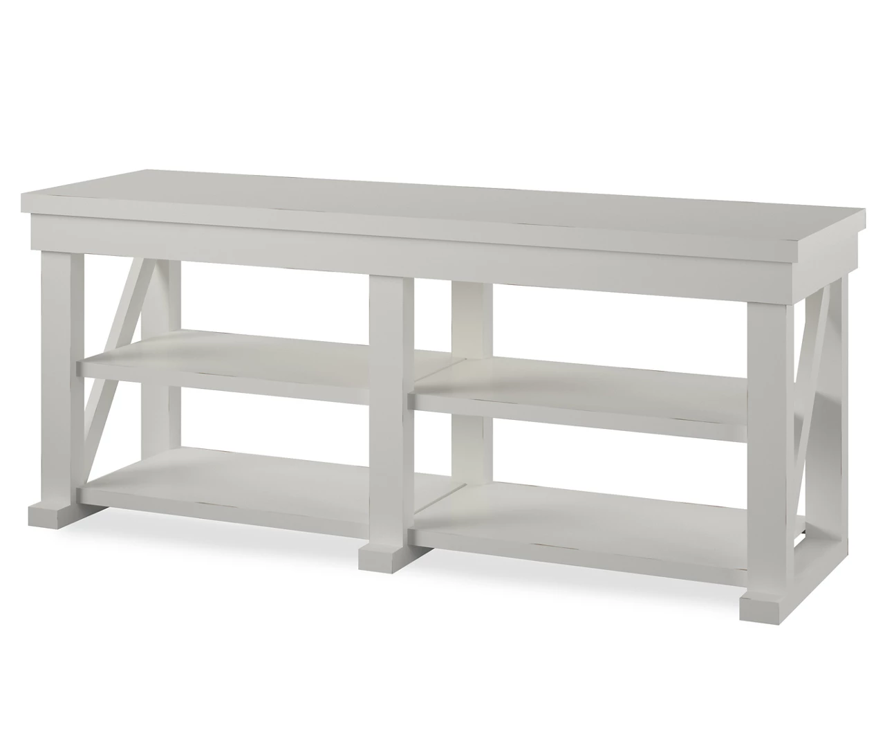 Stockton White TV Stand