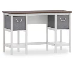 Desk With Fabric Drawers