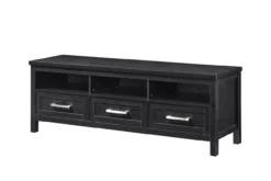 Black 3-Drawer TV Stand