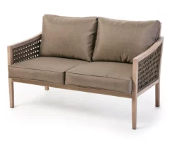 Madison Wicker Cushioned Patio Loveseat
