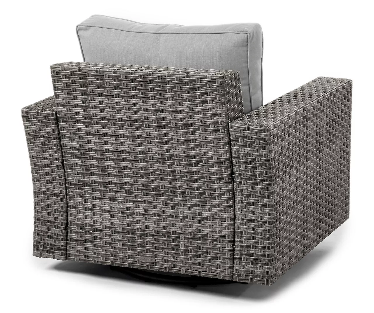 Broyhill Eagle Brooke All-Weather Wicker Swivel Cushioned Patio Glider - Image 11