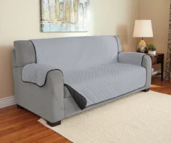 Gray Reversible Sofa Furniture Protector