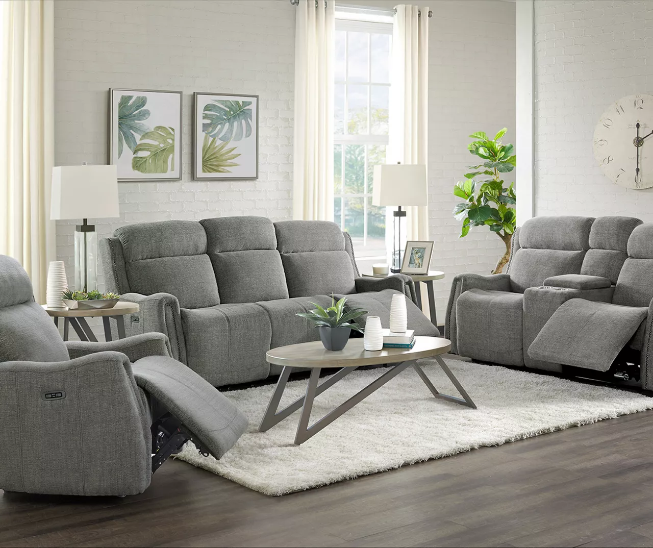 Mason Power Reclining Console Loveseat - Image 10