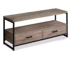 48" Dark Taupe 2-Drawer TV Stand