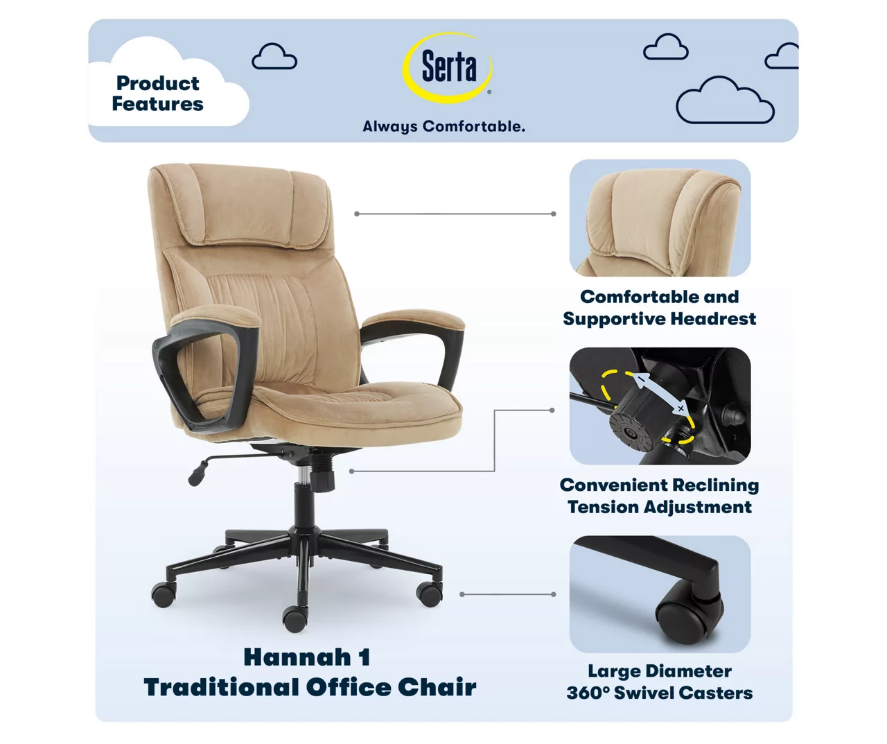 Serta Hannah Office Chair - Image 8