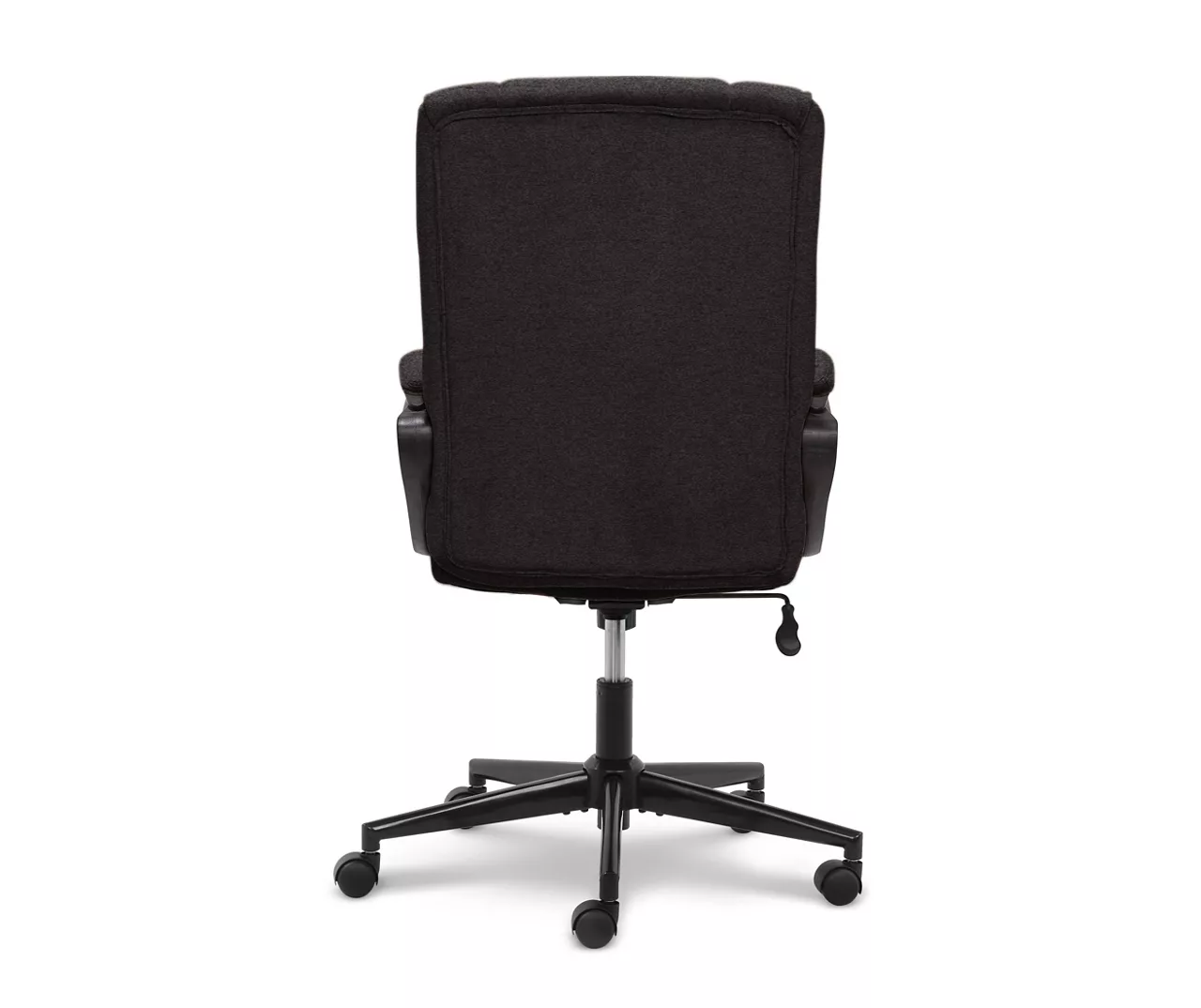 Hannah Charcoal Gray Microfiber Office Chair - Image 15