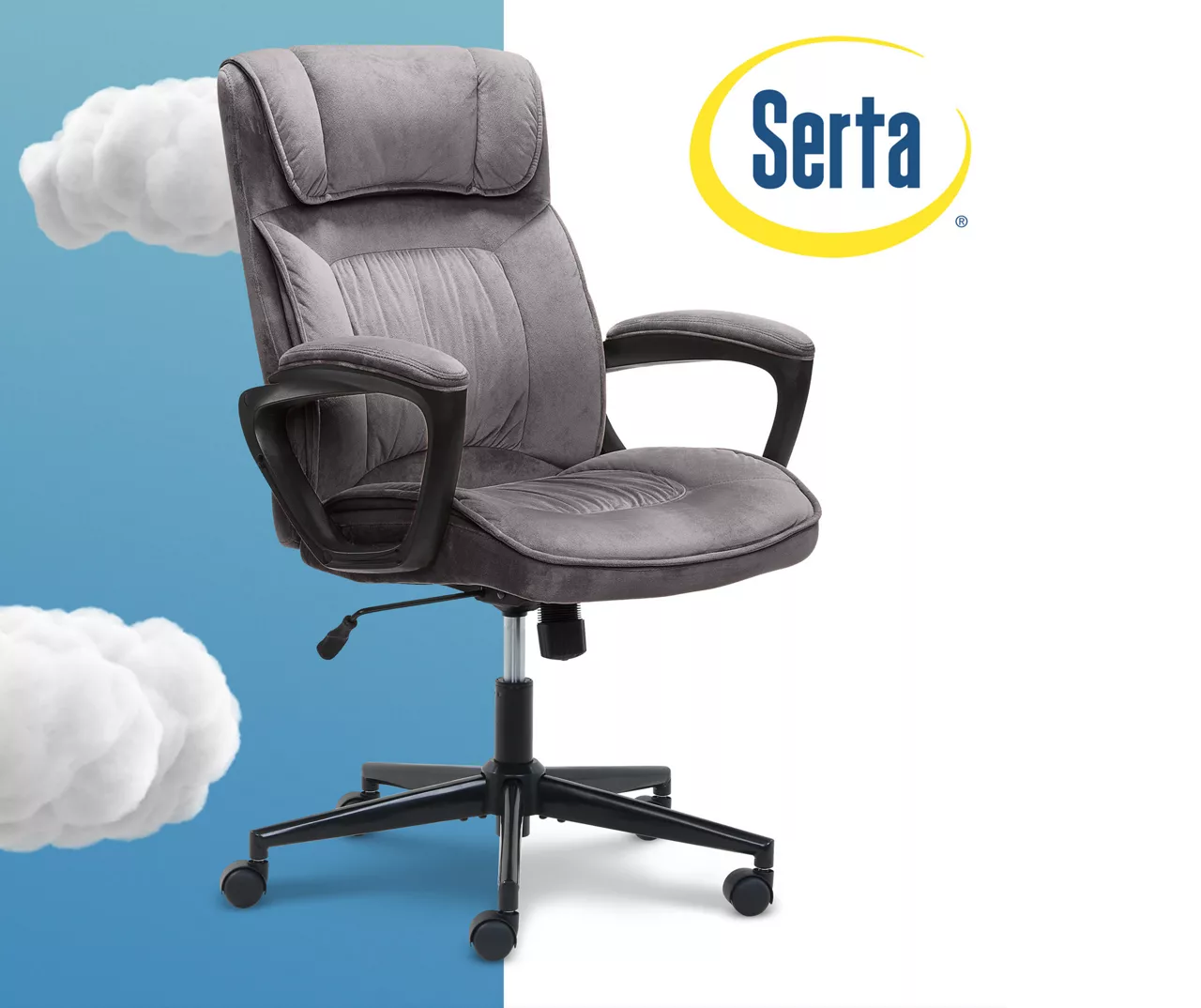 Gray & Black Executive Office Chair - Image 13