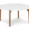 White Round Coffee Table