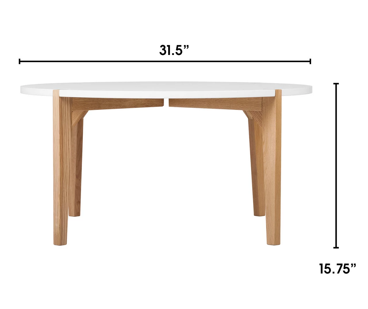 White Round Coffee Table - Image 6