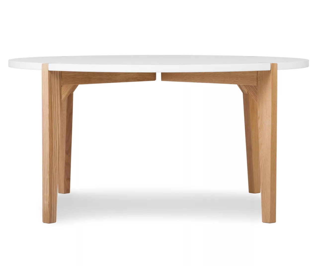 White Round Coffee Table - Image 2