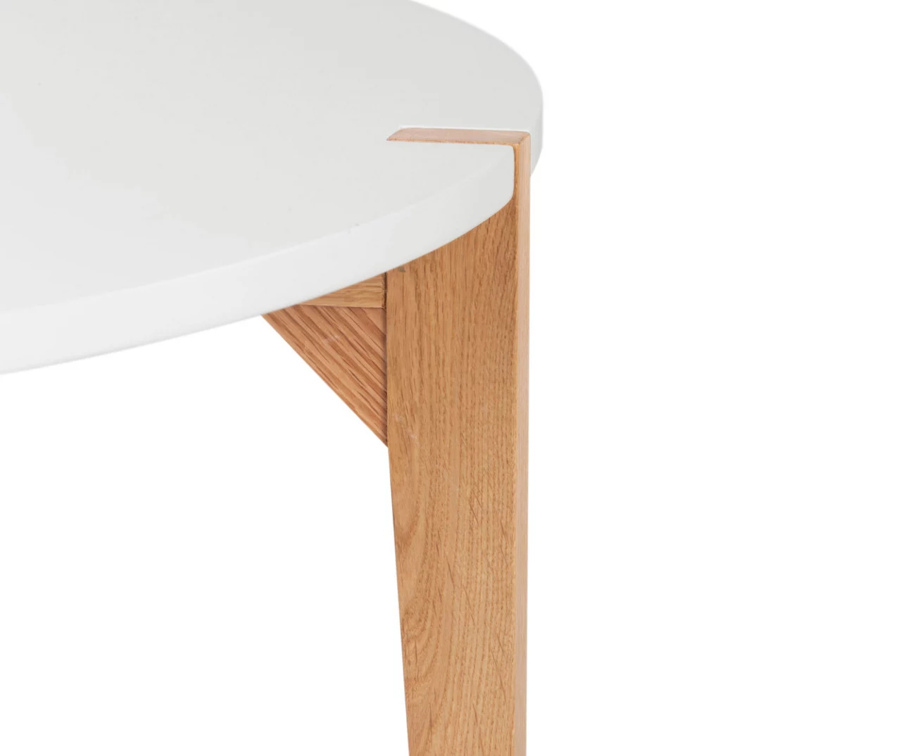 White Round Coffee Table - Image 3