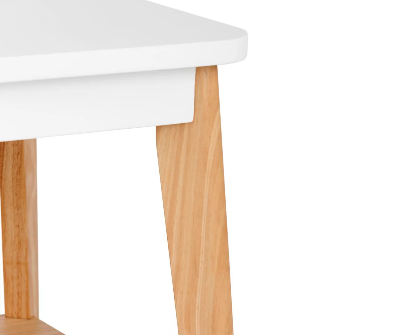 White Square Side Table - Image 3