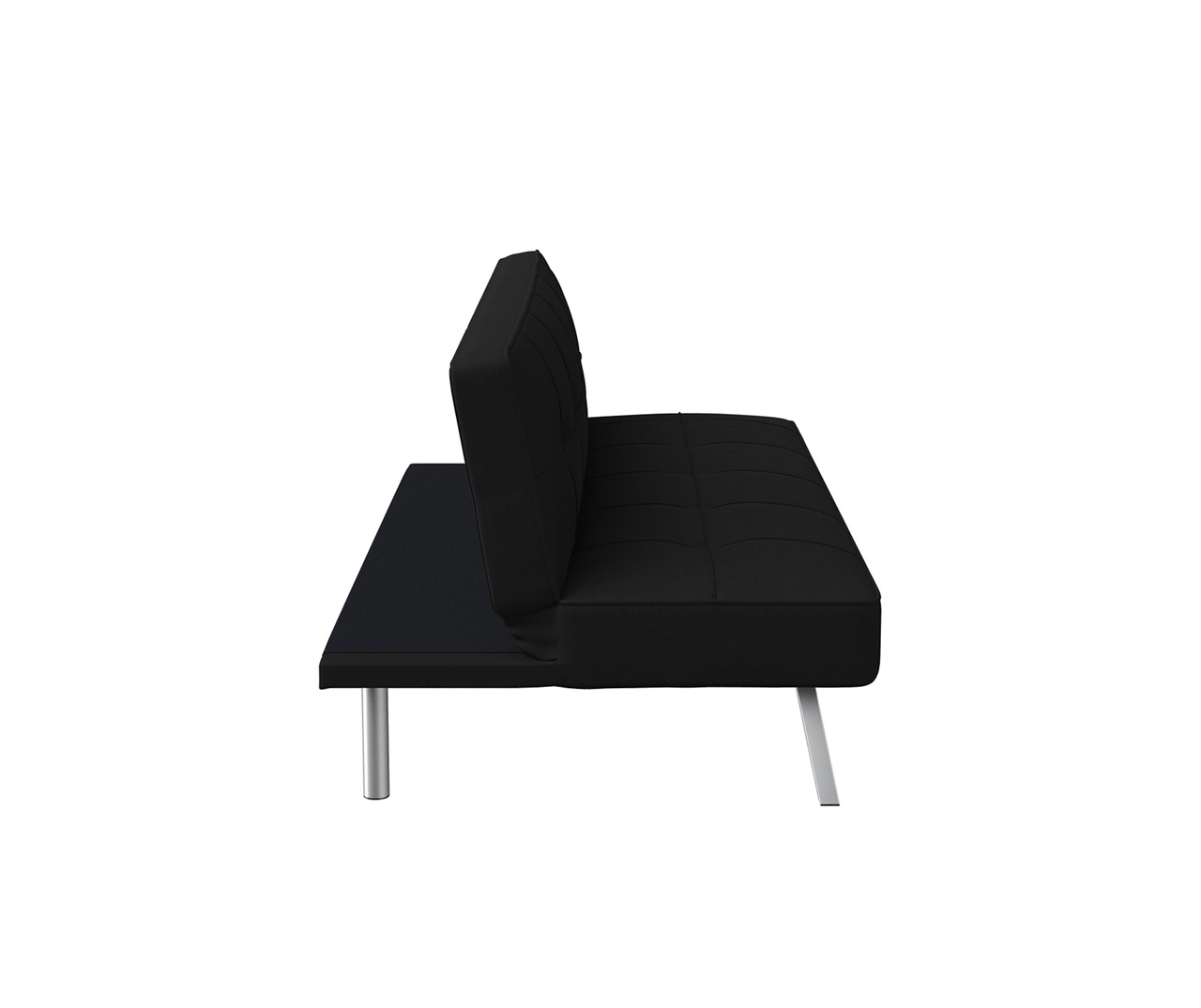 Corey Black Convertible Sofa - Image 9