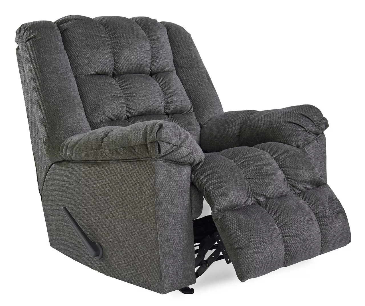 Drake Charcoal Rocker Recliner - Image 5