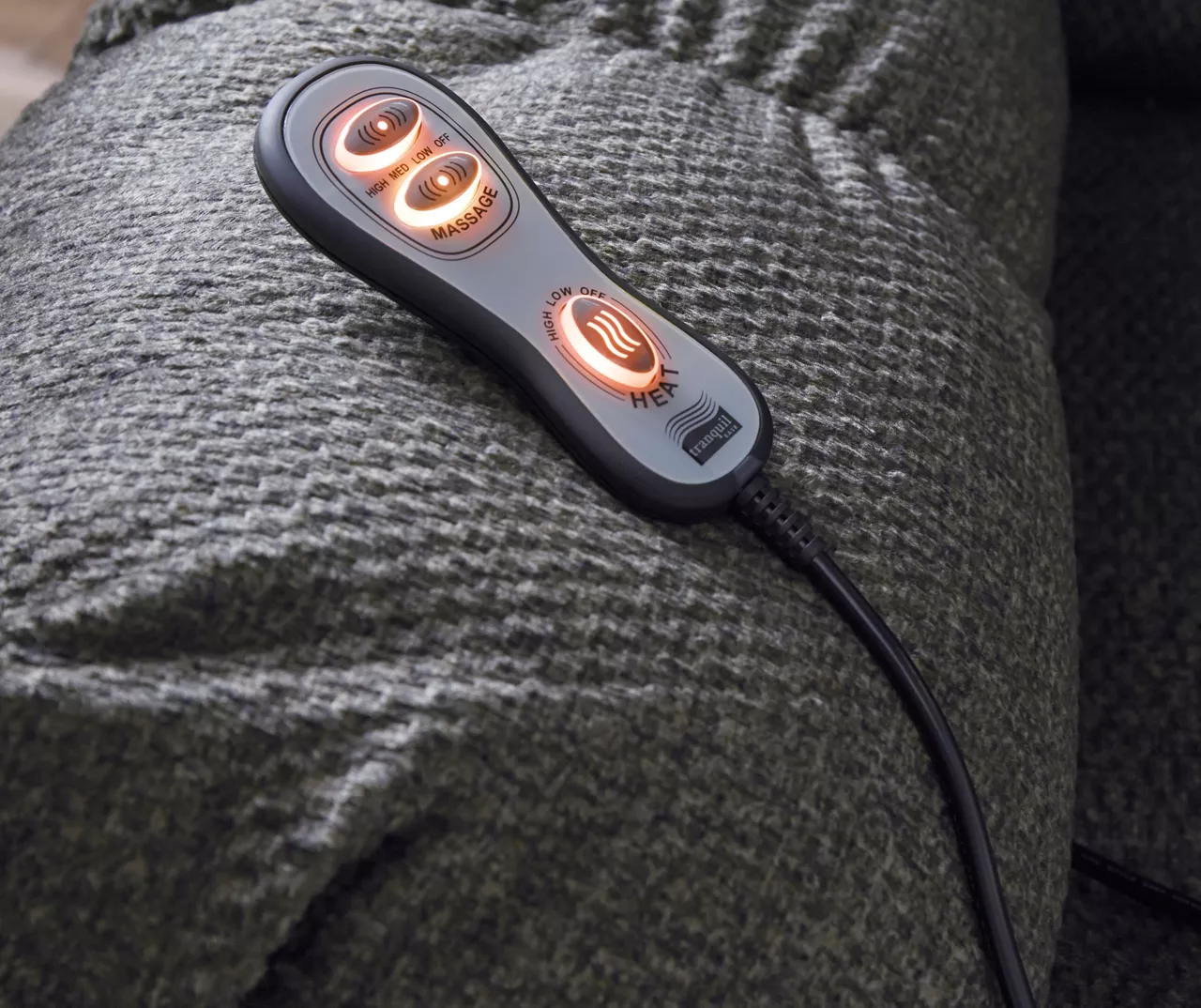 Drake Charcoal Rocker Recliner - Image 7