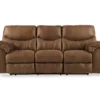 Boxberg Bark Faux Leather Reclining Sofa