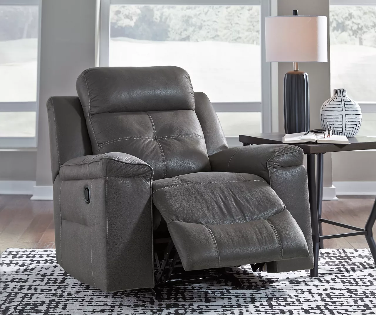 Jesolo Gray Rocker Recliner - Image 3