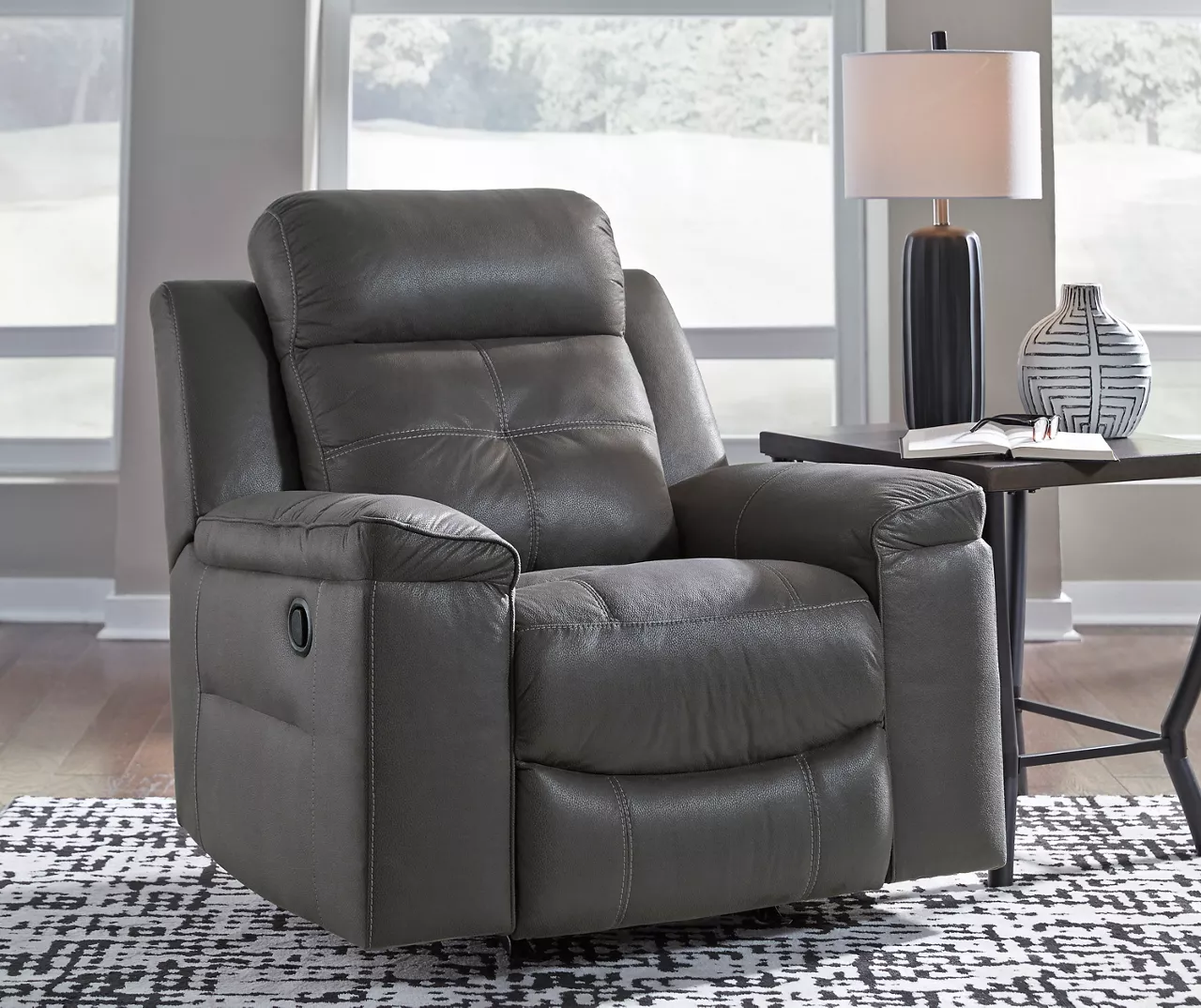 Jesolo Gray Rocker Recliner - Image 2