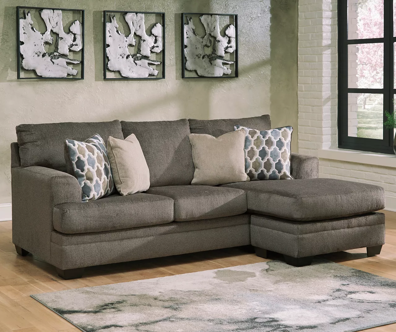 Signature Design By Ashley Dorsten Sofa Chaise - Image 7